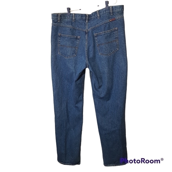 Walls Ranchwear Blue Denim Jeans, 38" Inseam - Picture 3 of 11